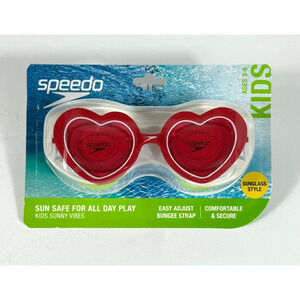 Speedo Kids Sunny Vibes Heart Goggles - High Risk Red/Punch